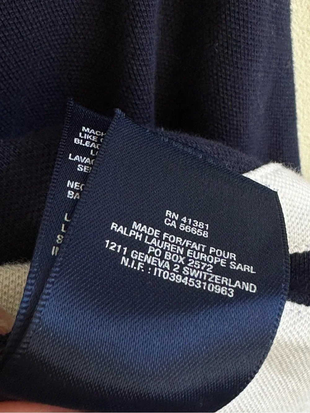Ralph Lauren Girls Polo Dress Navy Ruffle Stripe Hem XL 16
